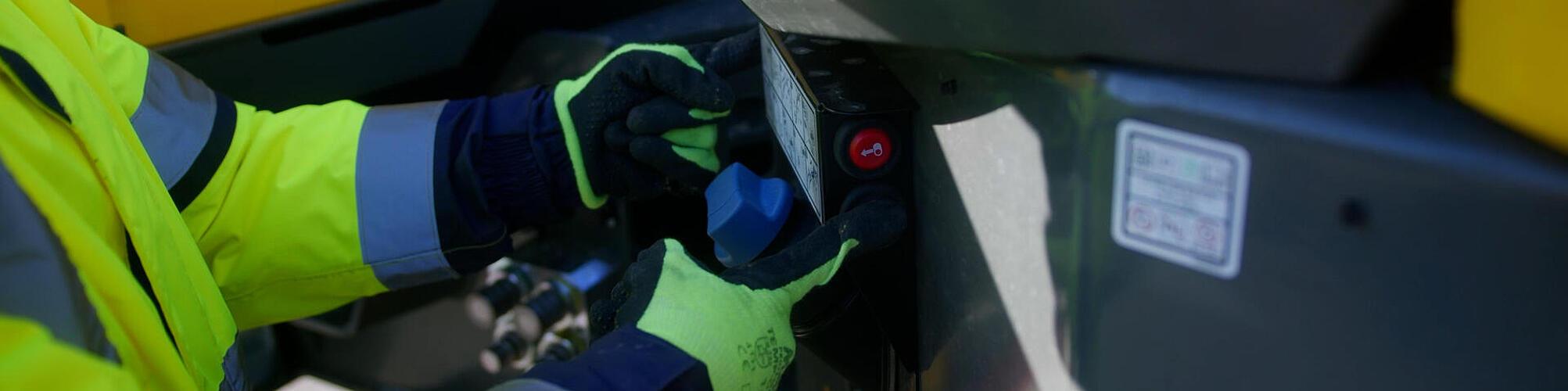 second skip is mounted on dumper