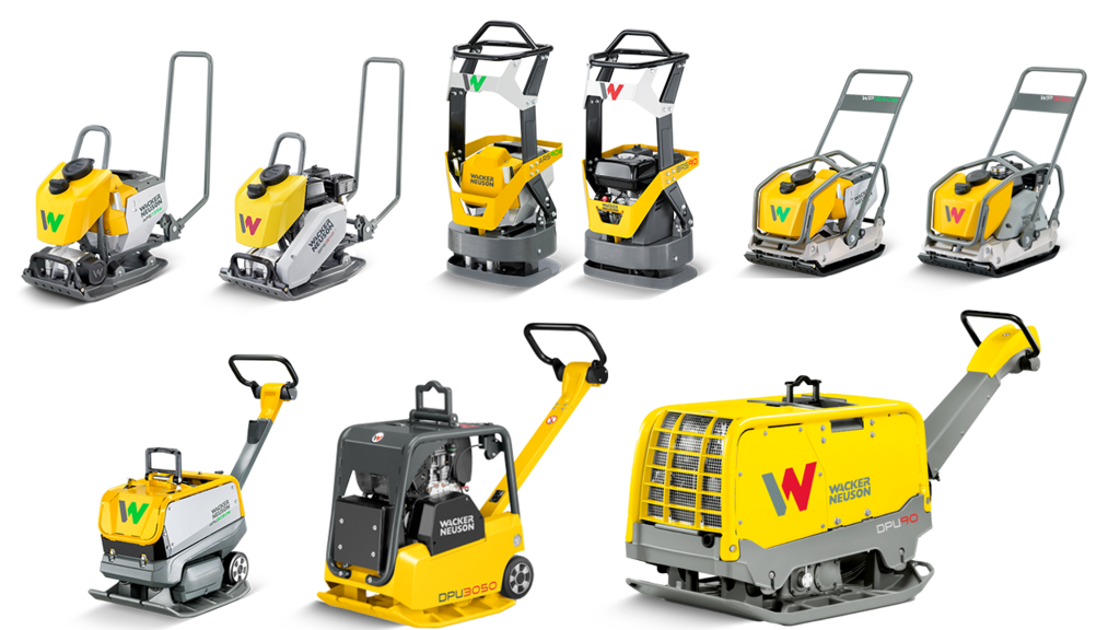 many vibratory plates