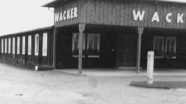 Primer taller de forja "Wacker" en Dresde, fundado en 1848.