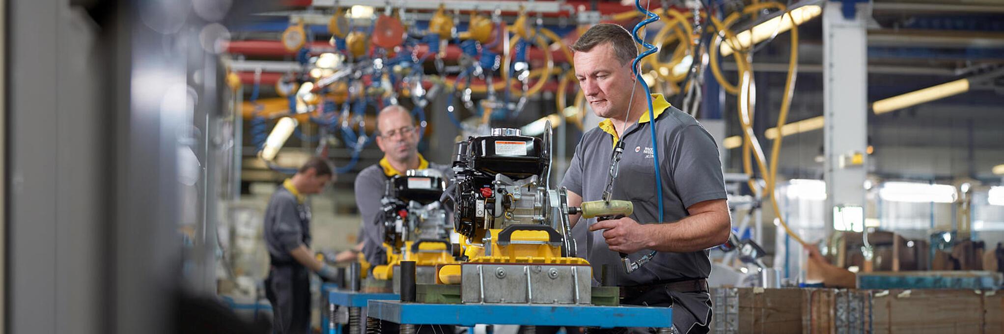 Wacker Neuson production hall in Reichertshofen, Germany