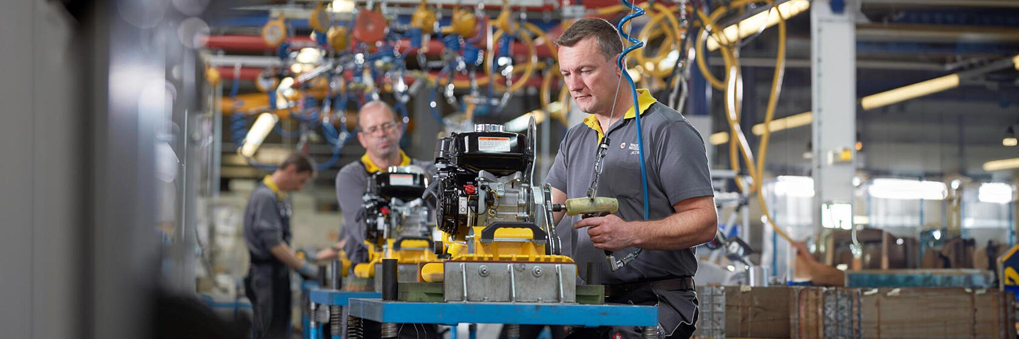 Wacker Neuson production hall in Reichertshofen, Germany