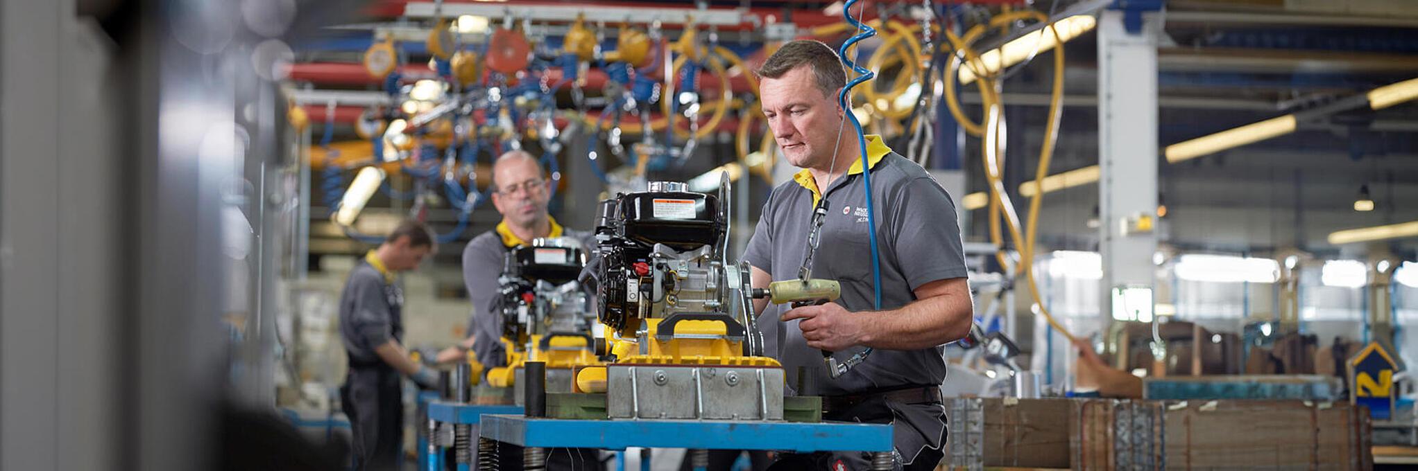 Wacker Neuson production hall in Reichertshofen, Germany