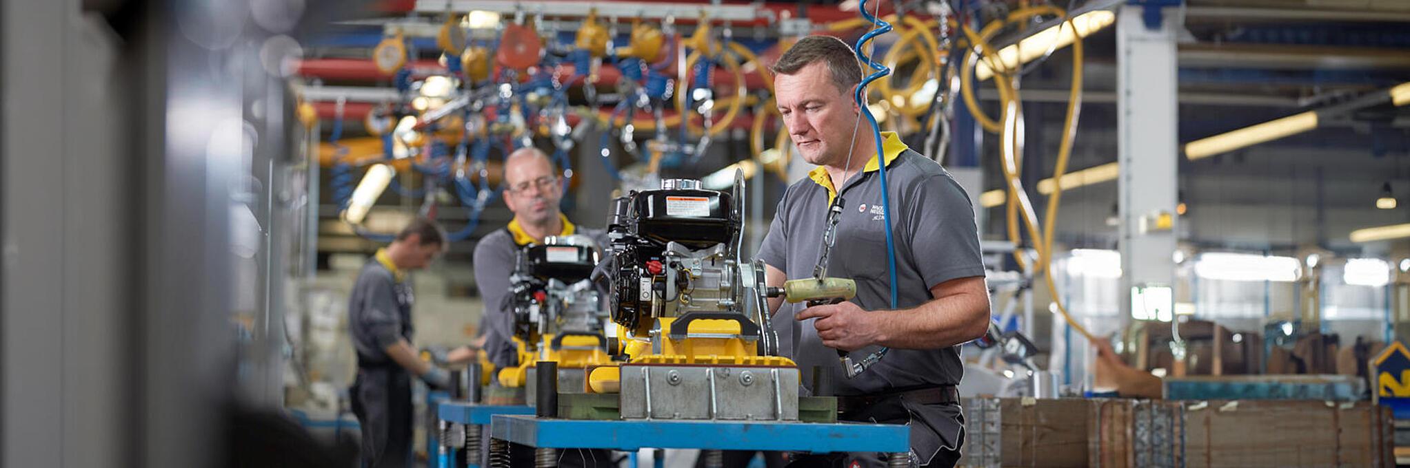 Wacker Neuson production hall in Reichertshofen, Germany