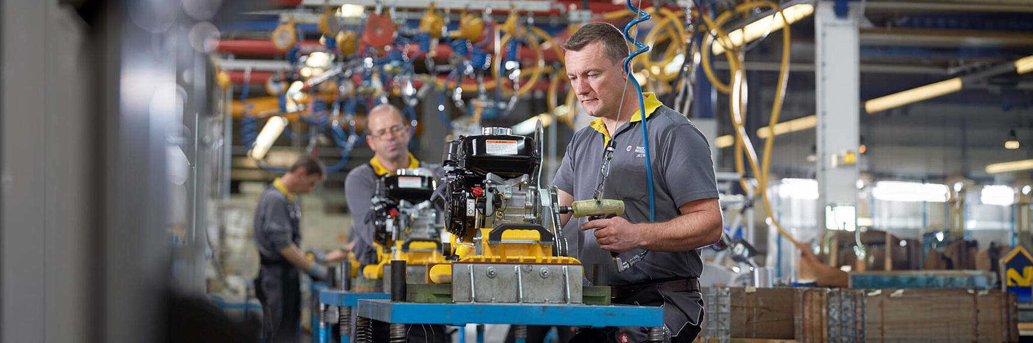 Wacker Neuson production hall in Reichertshofen, Germany