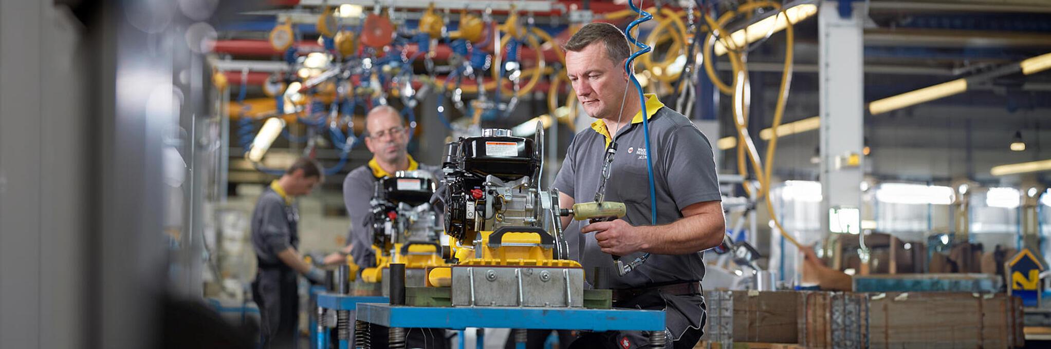 Wacker Neuson production hall in Reichertshofen, Germany