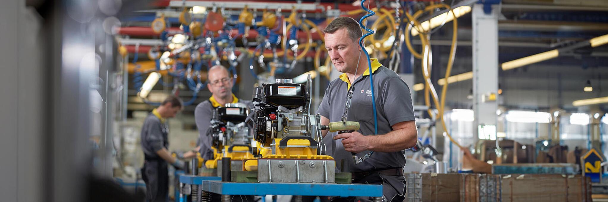 Wacker Neuson production hall in Reichertshofen, Germany