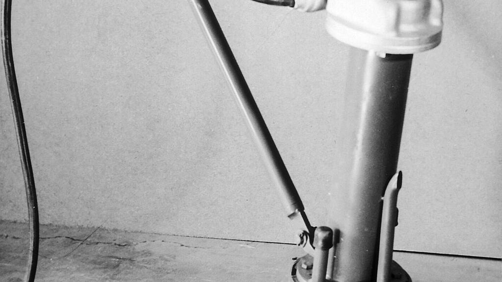 Imagen del primer apisonador eléctrico del mundo de Wacker. 