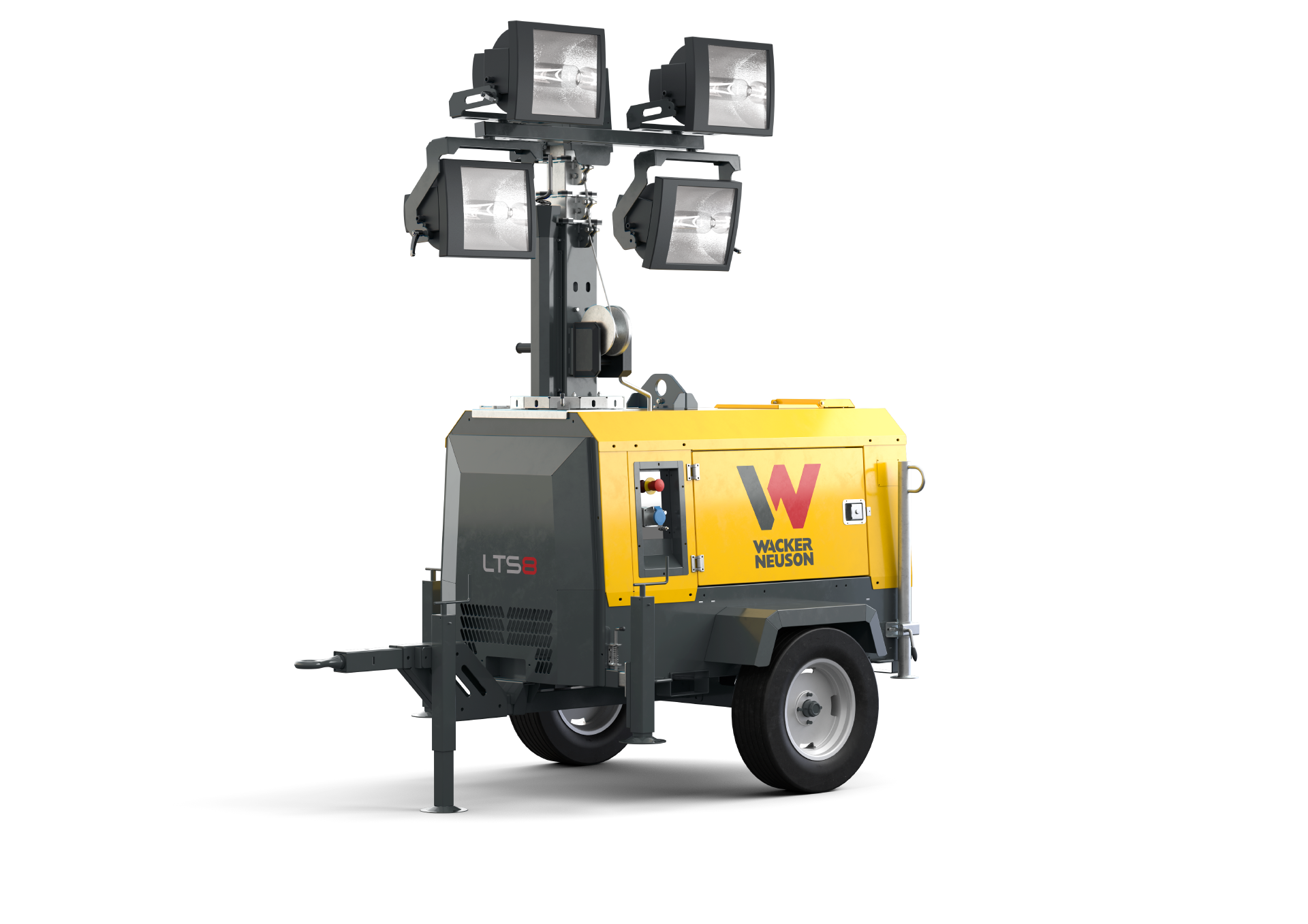 Light Tower with metal halide lamps